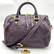 Usado, Monograma autêntico Louis Vuitton Empreinte Speedy Bandouliere 25 Orb M40765 NS040028 comprar usado  Enviando para Brazil