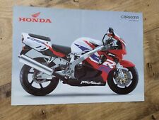 HONDA CBR900RR FIREBLADE (919 EDITION)PRODUCT RELEASE SALES SHEET for sale  Shipping to South Africa