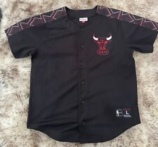 Camiseta deportiva de los Chicago Bulls Mitchell and Ness cuello en V malla talla L segunda mano  Embacar hacia Argentina
