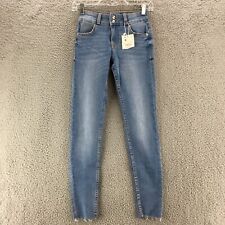 Bershka Original Denim Skinny Jeans Damskie 02 Niebieskie Denim Średni stan Zamek błyskawiczny Fabrycznie nowe z metką na sprzedaż  Wysyłka do Poland