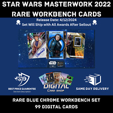 Topps Star Wars Card Trader MASTERWORK 2022 - Raro Azul CHrome Workbench Set 99 segunda mano  Embacar hacia Mexico