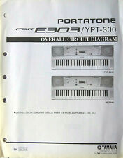 Teclado Yamaha PSR-E303 YPT-300 Original Diagrama de Circuito Geral / Esquemas comprar usado  Enviando para Brazil