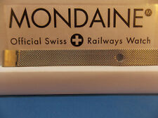 Pulseira de relógio Mondaine Swiss Railways 14 mm pulseira de malha de aço peça única comprar usado  Enviando para Brazil