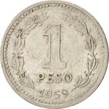 Usado, Argentina 1 Peso | Oudine | Capuchón frigio Moneda KM57 1957 - 1962 segunda mano  Embacar hacia Argentina