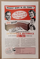 1953 Encyclopedia Britannica Print Ad Greatest Family Treasure Biggest News, used for sale  Shipping to South Africa