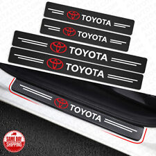 For Toyota Car Door Plate Sill Scuff Cover Anti Scratch Decal Sticker Protector for sale  Daly City