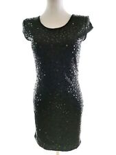 CUBUS Rozmiar 158/164cm (XS/S) Czarna Krótka Sukienka Bodycon Krótki rękaw Cekiny, używany na sprzedaż  PL