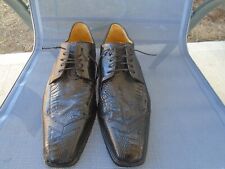 Sapatos exóticos masculinos Belvedere feitos à mão crocodilo genuíno tamanho 12 comprar usado  Enviando para Brazil