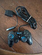 Controlador con cable para PS2 y PS3, negro transparente segunda mano  Embacar hacia Argentina