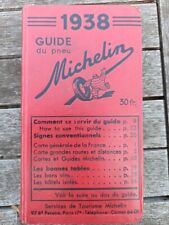 Guide michelin 1938 d'occasion  Laval