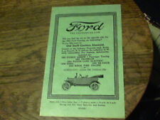 Flyer ford universal for sale  Rock Creek