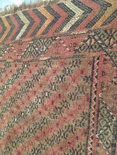 Used, Antique Hand Woven Yomud Turkmen Soumak Kilim Rug Camel Hair Wool for sale  Shipping to South Africa