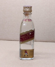 Mini botella vacía de whisky escocés vintage Johnnie Walker etiqueta roja coleccionable segunda mano  Embacar hacia Argentina