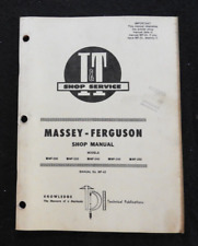1988 Massey-Ferguson MF230 MF235 MF240 MF245 MF250 Traktor Service Repair Manual comprar usado  Enviando para Brazil