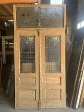 2 wood door glass for sale  York