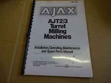 Usado, Fresadora de torre Ajax AJT2/3 cópia manual comprar usado  Enviando para Brazil