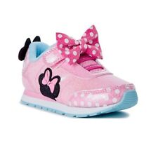 Nuevos Disney Junior Niñas Zapatos 8 Minnie Mouse Tenis Correa Arco Brillos Rosa segunda mano  Embacar hacia Argentina