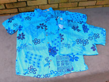 Hawaiian shirt blue for sale  Arcadia
