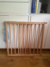 BabyDan Adjustable Extending Wooden Stair Safety Gate - Good Used Condition for sale  RUGBY