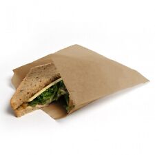 Sacos de papel marrom Kraft amarrados para comida takeaway sanduíche supermercado comprar usado  Enviando para Brazil