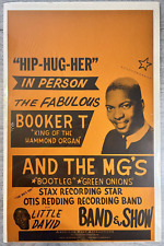 Pôster de show de concerto Booker T And The MG's - 1968, usado comprar usado  Enviando para Brazil