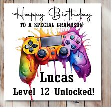 Personalised gaming birthday for sale  WORCESTER