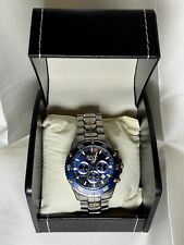 Reloj Bulova Marine Star Hombre Azul Tono Plateado 96H37 Cronógrafo Nueva Batería segunda mano  Embacar hacia Argentina