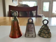 Used, Lot of 3 Sarna/India Vintage Holiday Bells for sale  Shipping to South Africa