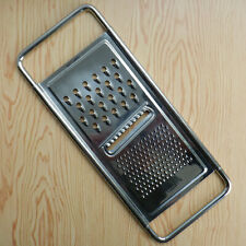 Cheese Vegetable 3-Way Grater Flat Stainless Steel Kitchen Utensil 29.5cm Length for sale  Shipping to South Africa