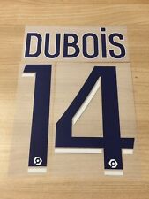 Flocage officiel DUBOIS N°14 OL 2021/2022 maillot exterieur away vendeur pro d'occasion  Bourgoin-Jallieu