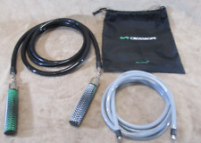 Crossrope Jump Get Strong Weighted Jump Ropes 1 e 2 Pounds We Jump Medium 8'6", usado comprar usado  Enviando para Brazil