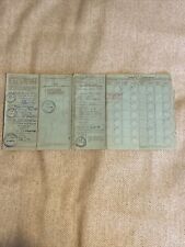 Old buff logbook for sale  BEDFORD