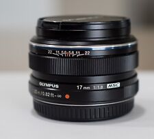 Olympus m.zuiko 17mm for sale  Shipping to Ireland
