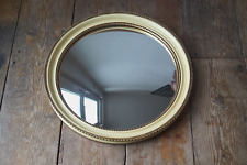 Vintage Convex Ornate Gilt Wall Mirror Fisheye, used for sale  Shipping to South Africa