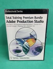 TREINAMENTO TOTAL para Cursos ADOBE PRODUCTION STUDIO 19 DVDs Conjunto Photoshop........, usado comprar usado  Enviando para Brazil