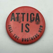 Attica pinback free for sale  Milwaukee