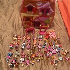 17 Lalaloopsy Mini  Dolls Lot , 9 lil  Sisters And 58 Piece Accessories  Case for sale  Shipping to South Africa