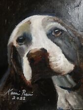 Dog oil painting for sale  Bourg