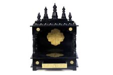 Elegante Negro Colorida Temple Adoración Mandir Hogar Grabado Hecho a Mano Santa, usado comprar usado  Enviando para Brazil