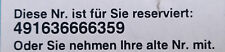 01636666359 sim karte gebraucht kaufen  Holthausen