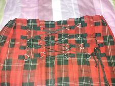 Vintage tartan red usato  Alatri