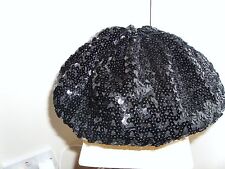 Ladies black sequinned for sale  TORQUAY