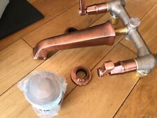 St James Collection Wall Mounted Basin Mixer Tap Brushed Copper Finish RRP£379 for sale  Shipping to South Africa