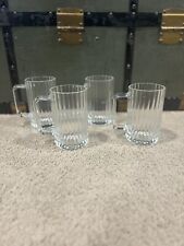 set 4 glass beer mugs for sale  Arlington
