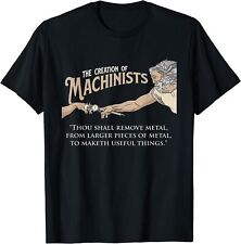 NEW LIMITED The Creation Of Machinists - CNC Milling Machine Operator T-Shirt, used for sale  Shipping to South Africa