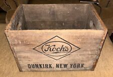 Antigua caja de cerveza de madera Koch’s Brewery Dunkerque Nueva York de colección (caja 1) segunda mano  Embacar hacia Argentina
