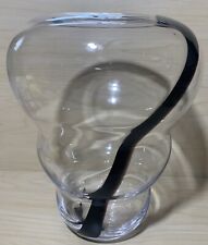 Brukt, Vintage Art Glass Large Vase Round Bubble Bolle Bullicante Murano MCM Clear til salgs  Frakt til Norway
