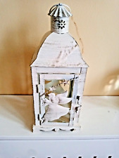 Lantern white shabby for sale  BRAINTREE