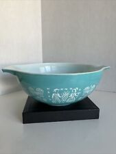 Used, Vintage Pyrex Amish Turquoise Butter print Cinderella Bowl 442, 1 1/2qt for sale  Shipping to South Africa
