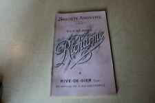 Catalogue verreries richarme d'occasion  Pont-d'Ain